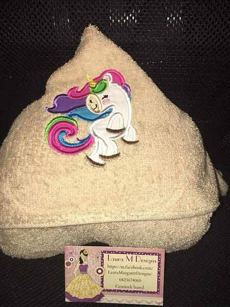 Sugar Pony hooded towel