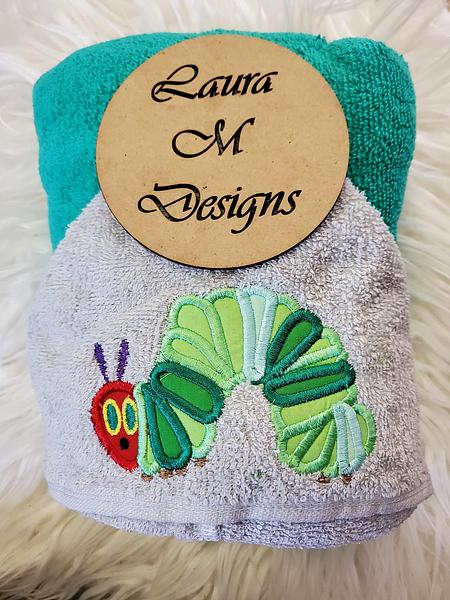 Hungry Caterpillar hooded towel