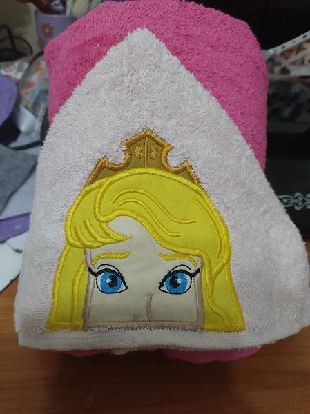 Sleeping Beauty Hooded Towel
